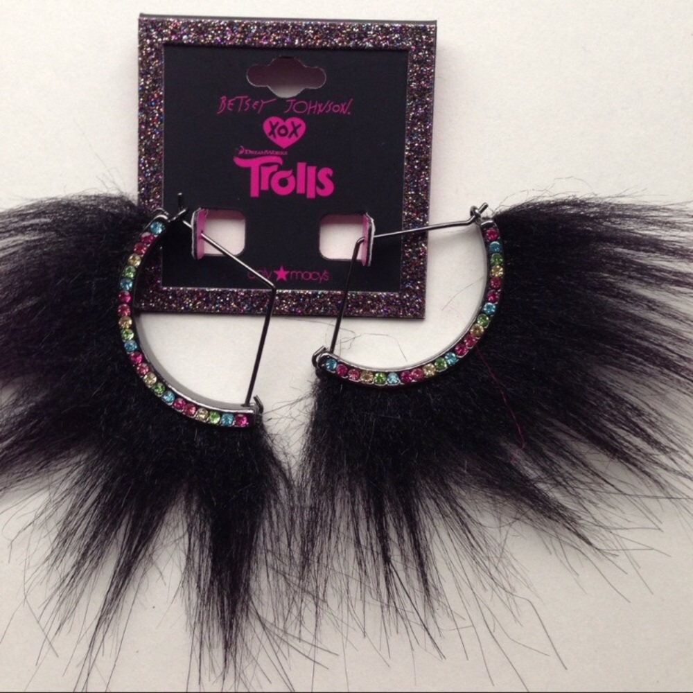 Betsy Johnson Trolls Earrings